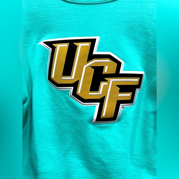 UCF TEAL SWEATER Woman XS  ( University of Central Florida) Champion - Picture 3 of 6